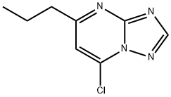 7-chloro-5-propyl[1,2,4]triazolo[1,5-a]pyrimidine Structure