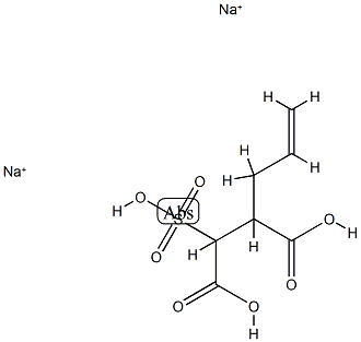 disodium C-allyl sulphonatosuccinate Structure