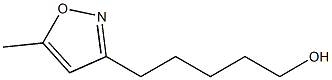 3-Isoxazolepentanol,5-methyl-(9CI) Structure