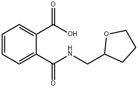 2-{[(tetrahydro-2-furanylmethyl)amino]carbonyl}benzoic acid 구조식 이미지