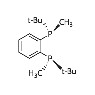 (R,R)-(+)-1,2-Bis(t-butylMethylphosphino)benzene  (R,R)-BenzP* 구조식 이미지