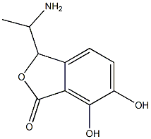 Phthalide, 3-(1-aminoethyl)-6,7-dihydroxy- (6CI,7CI) 구조식 이미지
