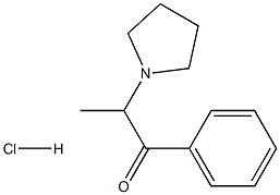 α-Pyrrolidinopropiophenone (hydrochloride) Structure