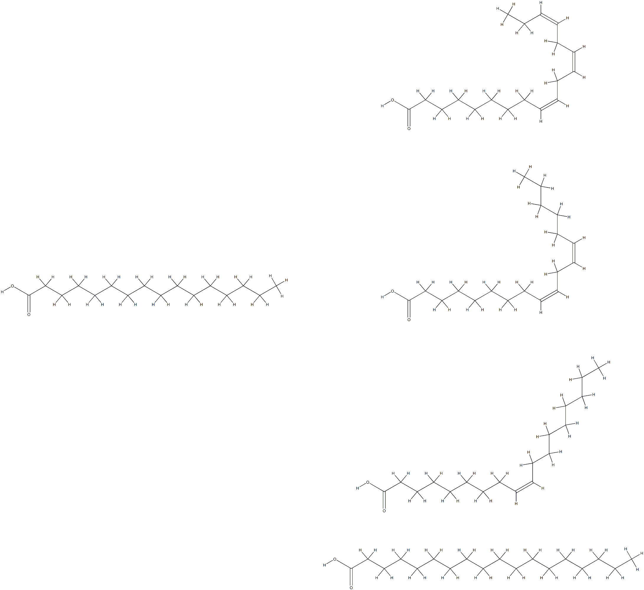 Fatty acids, olive-oil Structure