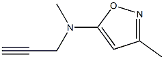 5-이속사졸라민,N,3-디메틸-N-2-프로피닐-(9CI) 구조식 이미지