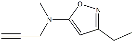 5-이속사졸라민,3-에틸-N-메틸-N-2-프로피닐-(9CI) 구조식 이미지