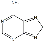 8H-퓨린-6-아민,라디칼이온(1-) 구조식 이미지