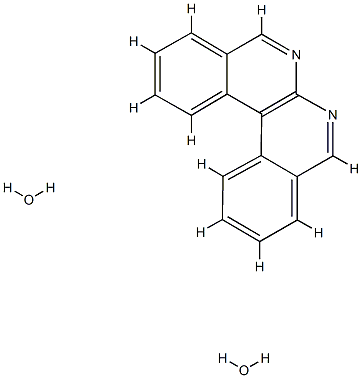 Dibenzo[c,f][1,8]naphthyridine,  hydrate  (1:2) Structure