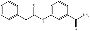 3-[(2-phenylacetyl)amino]benzamide 구조식 이미지