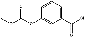 탄산,메틸에스테르,m-하이드록시벤조일클로라이드함유에스테르(7CI) 구조식 이미지