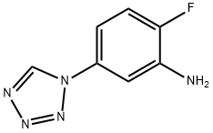 2-fluoro-5-(1H-tetrazol-1-yl)aniline(SALTDATA: FREE) Structure