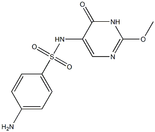 6-desmethylsulfadimethoxine Structure