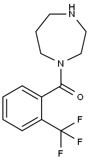 1-[2-(trifluoromethyl)benzoyl]-1,4-diazepane Structure