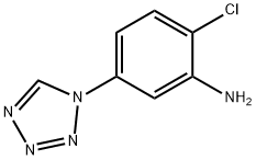 2-chloro-5-(1H-tetrazol-1-yl)aniline(SALTDATA: FREE) 구조식 이미지