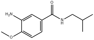 3-amino-N-isobutyl-4-methoxybenzamide 구조식 이미지