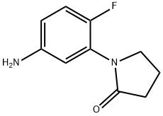 1-(5-amino-2-fluorophenyl)pyrrolidin-2-one 구조식 이미지