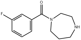 1-(3-FLUOROBENZOYL)-1,4-DIAZEPANE Structure