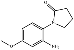 1-(2-amino-4-methoxyphenyl)pyrrolidin-2-one Structure