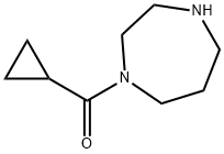 1-(사이클로프로필카보닐)-1,4-디아제판(염분데이터:무료) 구조식 이미지