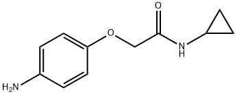 2-(4-aminophenoxy)-N-cyclopropylacetamide Structure