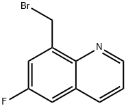 8-(BROMOMETHYL)-6-FLUOROQUINOLINE Structure