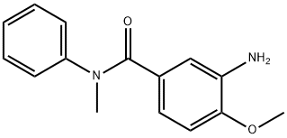 3-amino-4-methoxy-N-methyl-N-phenylbenzamide 구조식 이미지