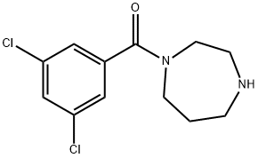 1-(3,5-dichlorobenzoyl)-1,4-diazepane 구조식 이미지