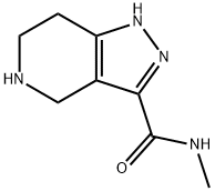 N-methyl-4,5,6,7-tetrahydro-2H-pyrazolo[4,3-c]pyridine-3-carboxamide(SALTDATA: HCl) Structure