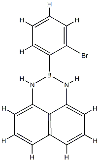 2-(2-Bromophenyl)-2,3-dihydro-1H-naphtho[1,8-de][1,3,2]diazaborine 구조식 이미지