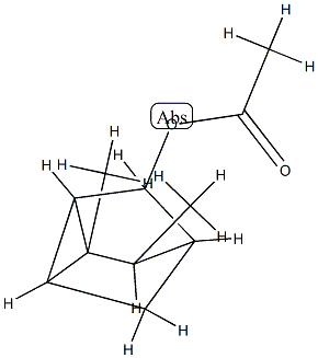 Tricyclo[2.2.1.02,6]heptan-3-ol, 1,7-dimethyl-, acetate, stereoisomer (9CI) 구조식 이미지