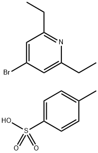 피리딘,4-broMo-2,6-디에틸-,4-메틸벤젠술포네이트(1:1) 구조식 이미지