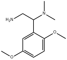 1-(2,5-Dimethoxy-phenyl)-N*1*,N*1*-dimethyl-ethane-1,2-diamine 구조식 이미지