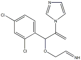1-(2,4-Dichloro-phenyl)-2-imidazol-1-yl-ethanone O-allyl-oxime 구조식 이미지