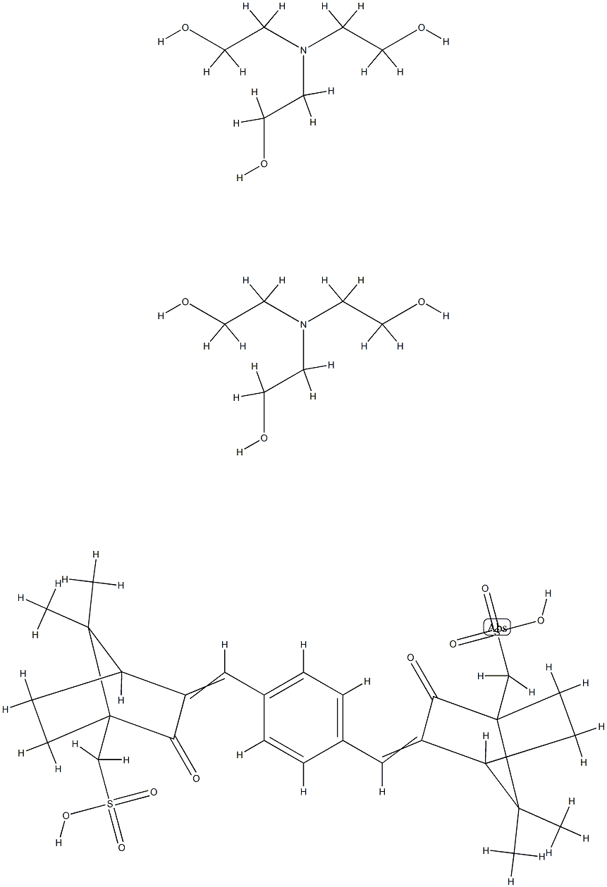 Ecamsule Triethanolamine (200 mg) 구조식 이미지