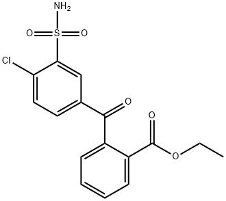 Chlorthalidone Acid Ethyl Ester Structure