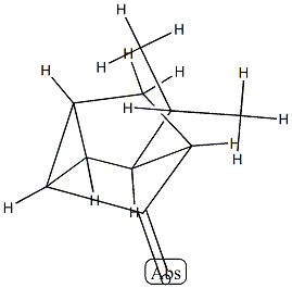 Tricyclo[2.2.1.02,6]heptanone, 5-(1-methylethyl)-, stereoisomer (9CI) Structure