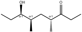 (4R,6R,7R)-rel-7-Hydroxy-4,6-dimethyl-3-nonanone 구조식 이미지