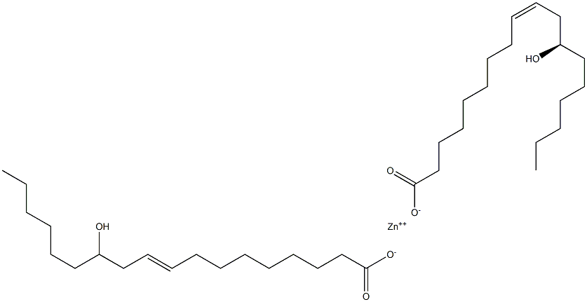 9-Octadecenoic acid, 12-hydroxy-, zinc salt, [R-(Z)]-, basic Structure