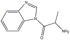 1H-Benzimidazole,1-(2-amino-1-oxopropyl)-(9CI) Structure