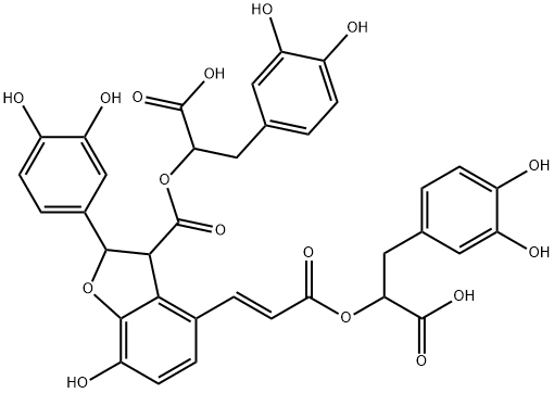 Isosalvianolic acid B 구조식 이미지