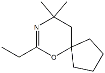 6-Oxa-8-azaspiro[4.5]dec-7-ene,7-ethyl-9,9-dimethyl-(7CI) Structure