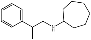 N-(2-phenylpropyl)cycloheptanamine 구조식 이미지