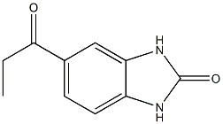 2H-Benzimidazol-2-one,1,3-dihydro-5-(1-oxopropyl)-(9CI) Structure