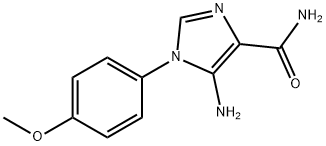 5-Amino-4-carbamoyl-1-p-methoxyphenyli 
midazole 구조식 이미지