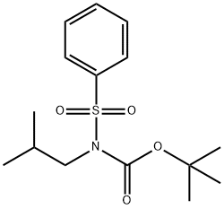 N-Boc-α-(phenylsulfonyl)isobutylamine 구조식 이미지