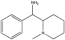 2-Piperidinemethanamine, 1-methyl-α-phenyl- Structure