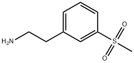 2-[3-(Methylsulfonyl)phenylethylamine 구조식 이미지