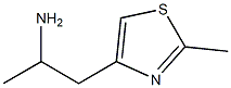 4-Thiazoleethanamine,  -alpha-,2-dimethyl- Structure