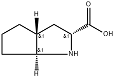 Cyclopenta[b]pyrrole-2-carboxylic acid, octahydro-, (2-alpha-,3a-ba-,6a-alpha-)- (9CI) Structure