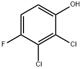 2,3-디클로로-4-플루오로페놀 구조식 이미지